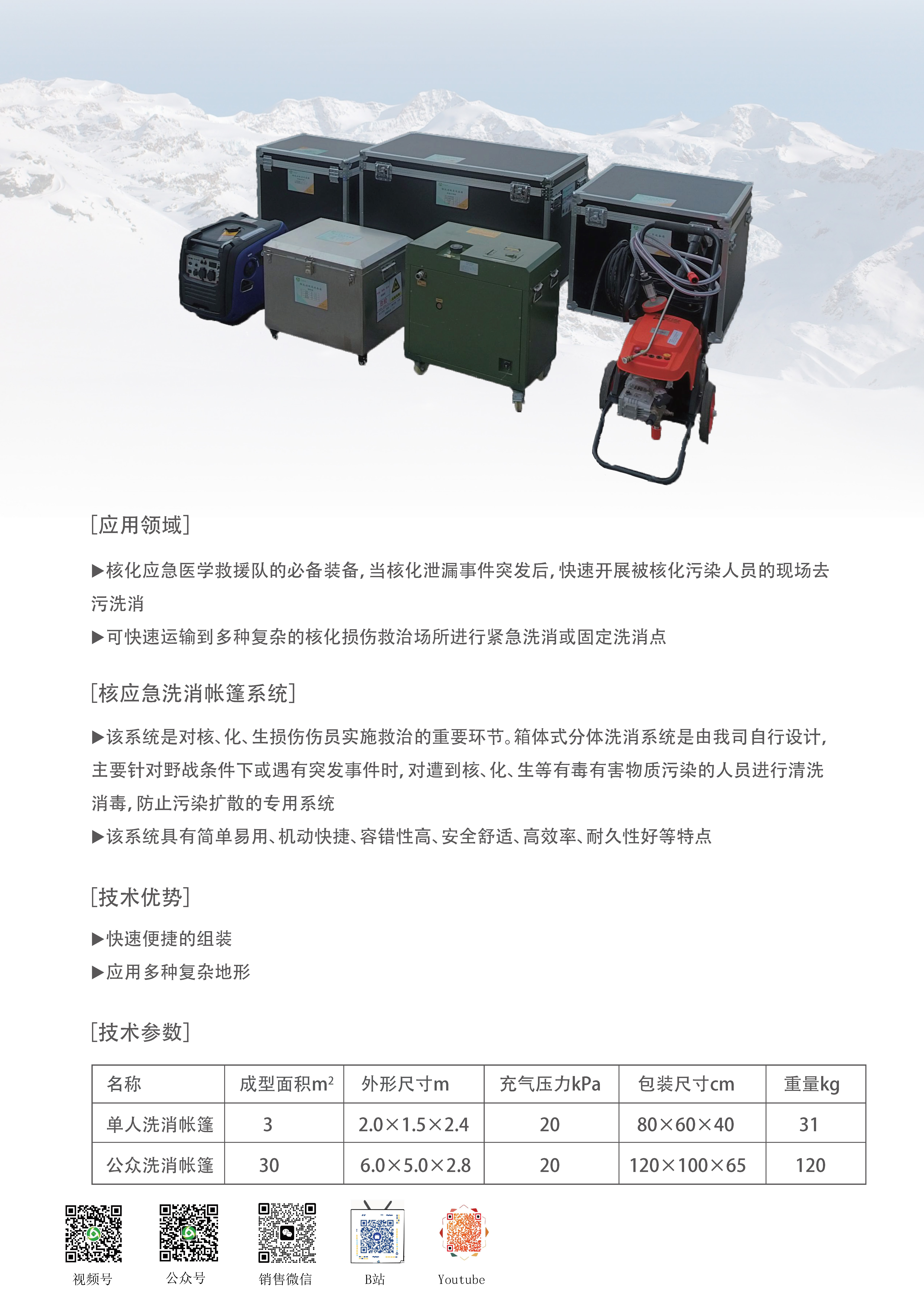 核应急洗消帐篷系统