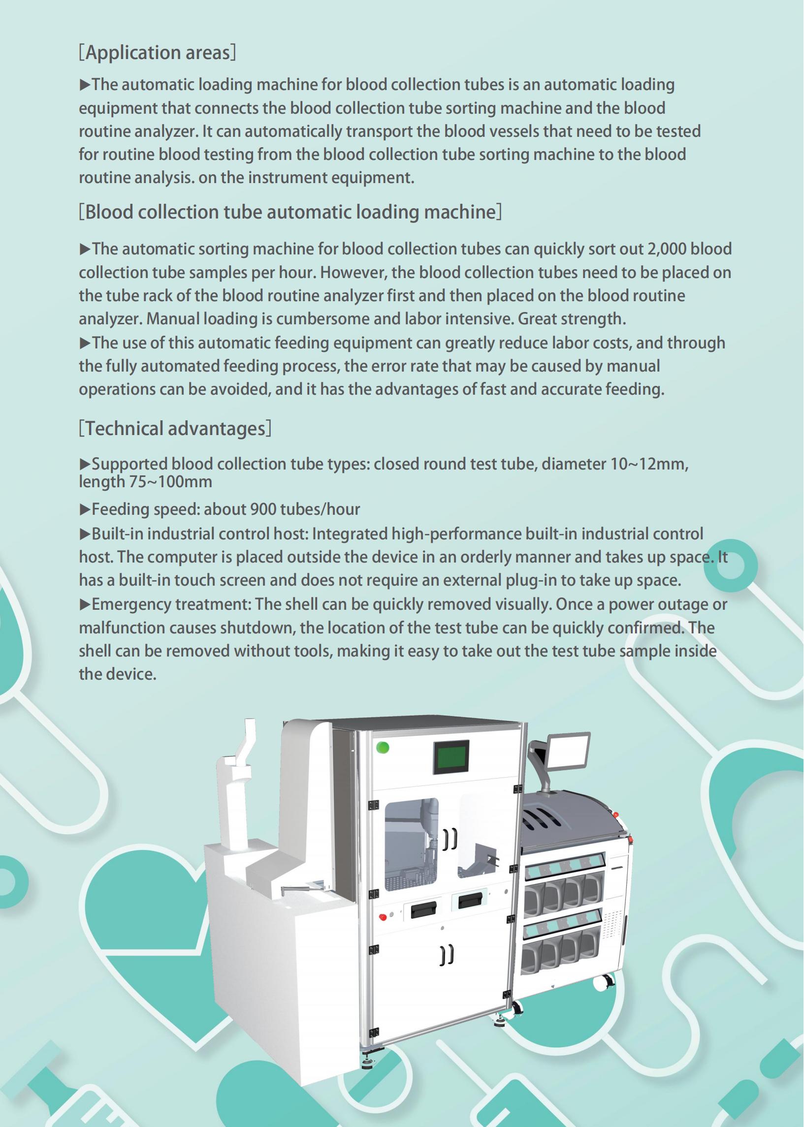Automatic Vacuum blood vessels loader